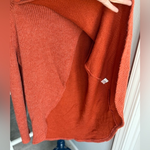 Wonderland by Orange Button Front Wrap Sweater, Size Large - Picture 5 of 16